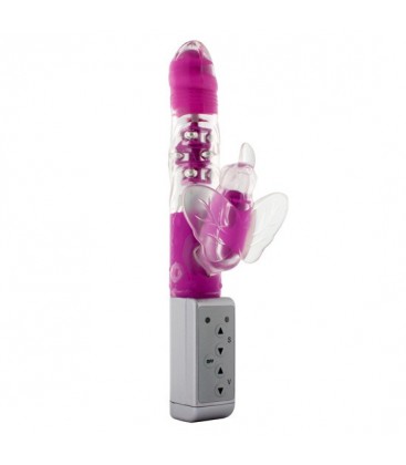 FUNKY BUTTERFLY VIBRADOR RAMPANTE LILA