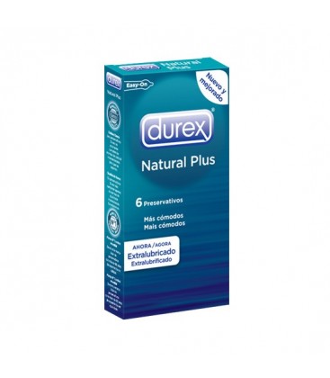 DUREX NATURAL PLUS 6 UDS