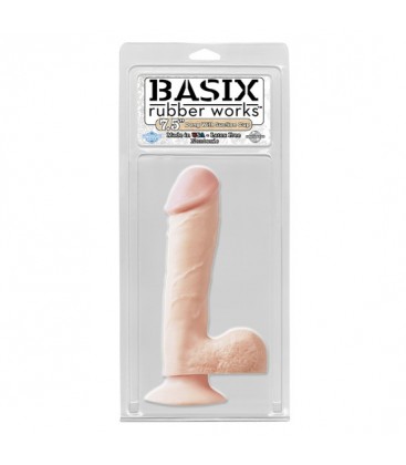 BASIX PENE DE GELATINA SUCCION NATURAL 19 CM