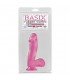 BASIX PENE DE GELATINA SUCCION ROSA 16 CM