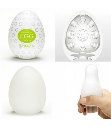 TENGA HUEVO MASTURBADOR VERDE HUEVERA 6 UDS