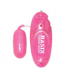 BASIX HUEVO VIBRADOR DE GELATINA ROSA