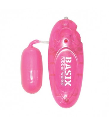 BASIX HUEVO VIBRADOR DE GELATINA ROSA