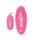 BASIX HUEVO VIBRADOR DE GELATINA ROSA