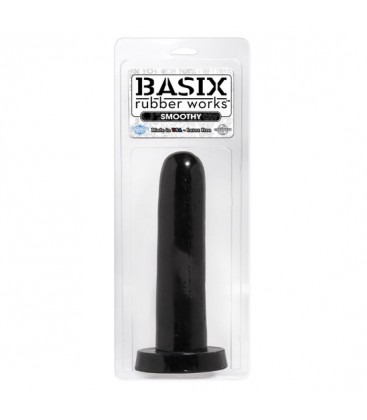 BASIX PENE DE GELATINA SMOOTHY 13 CM NEGRO