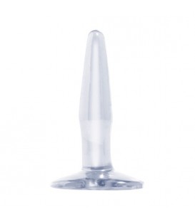 BASIX MINI PLUG ANAL DE GELATINA 9 CM TRANSPARENTE