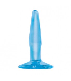 BASIX MINI PLUG ANAL DE GELATINA 9 CM AZUL