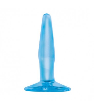 BASIX MINI PLUG ANAL DE GELATINA 9 CM AZUL