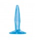 BASIX MINI PLUG ANAL DE GELATINA 9 CM AZUL