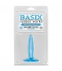 BASIX MINI PLUG ANAL DE GELATINA 9 CM AZUL