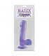 BASIX PENE DE GELATINA SUCCION LILA 19 CM