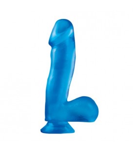 BASIX PENE DE GELATINA SUCCION AZUL 16 CM