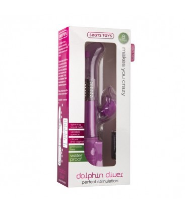 VIBRADOR RAMPANTE DOLPHIN DIVER ROSA