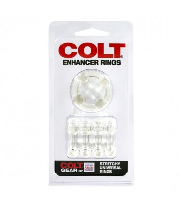 COLT ENHANCER RINGS ANILLOS PARA EL PENE TRANSPARENTES