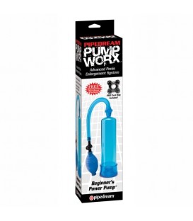 PUMP WORX BOMBA DE ERECCION PRINCIPIANTES AZUL