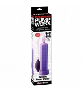 PUMP WORX BOMBA DE ERECCION DE SILICONA LILA