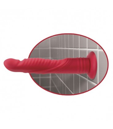 FETISH FANTASY ELITE DILDO VIBRADOR 20 CM ROJO