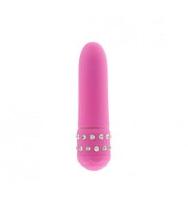 DIAMOND PETIT VIBRADOR PEQUEÑO ROSA