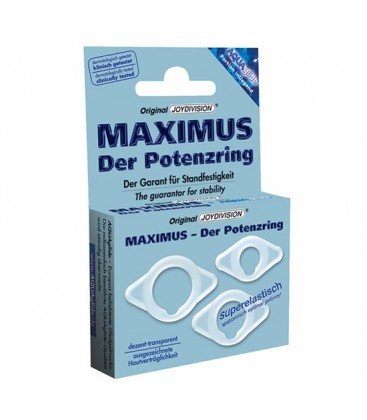 MAXIMUS PACK ANILLOS PENE EXTRA PEQUENO PEQUENO Y MEDIANO