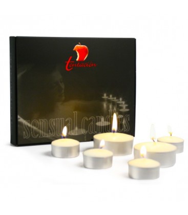 TENTACION SET DE VELAS CON FEROMONAS CARAMELO