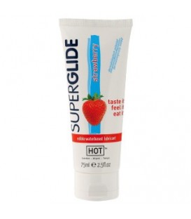 HOT SUPERGLIDE LUBRICANTE COMESTIBLE FRESA