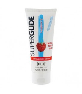 HOT SUPERGLIDE LUBRICANTE COMESTIBLE FRAMBUESA