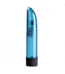 VIBRADOR DEDO DAMA TRANSPARENTE AZUL