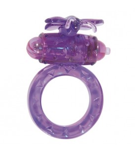 ANILLO PENE CON VIBRACION LILA