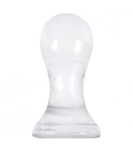 DILDO DE CRISTAL POPS LARGE TRANSPARENTE