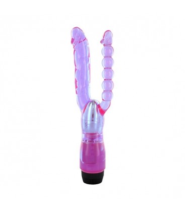 XCEL DOBLE VIBRADOR MORADO