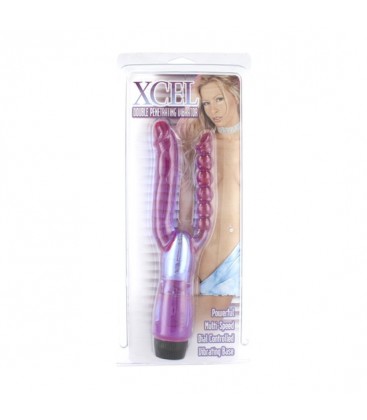 XCEL DOBLE VIBRADOR MORADO