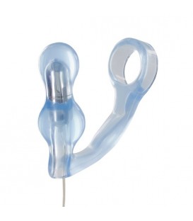 MANPOWER PLUG CON ANILLO PARA EL PENE Y MANDO AZUL