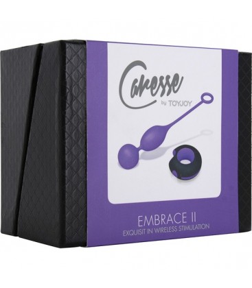 EMBRACE II BOLAS CHINAS CONTROL REMOTO 7 FUNCIONES LILA Y NEGRO