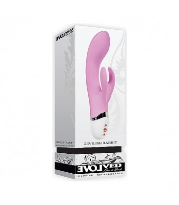 VIBRADOR RAMPANTE CONEJITO ROSA