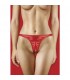 TANGA AJUSTABLE ROJO CON BALA VIBRADORA