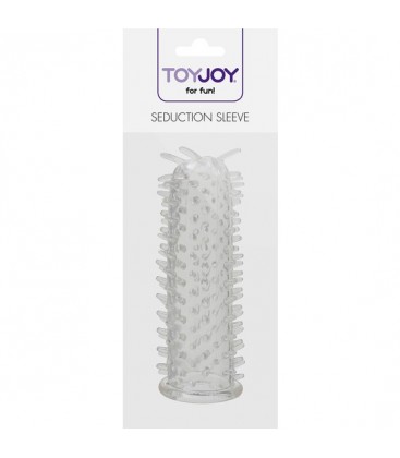 SEDUCTION FUNDA PARA EL PENE DE SILICONA TRANSPARENTE