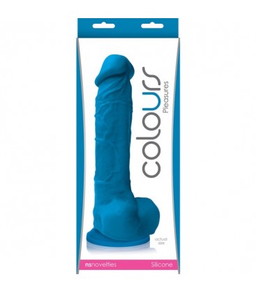 COLOURS PLEASURE DILDO 8 INCH AZUL