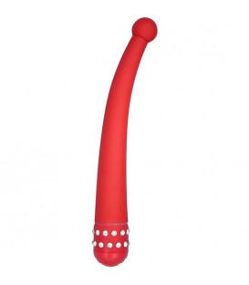 G-SPOT VIBRADOR ROJO CON DIAMANTES