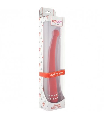 G SPOT VIBRADOR ROJO CON DIAMANTES