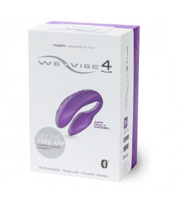 WE VIBE 4 PLUS LILA SOLO CONTROL REMOTO DESDE MOVIL