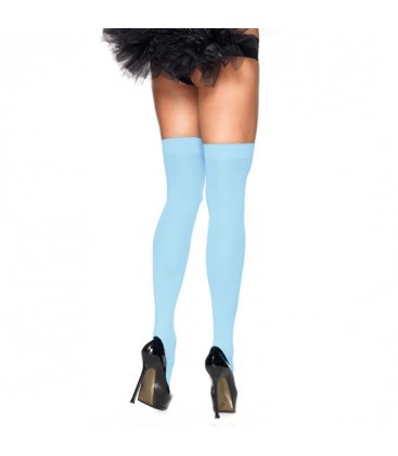 LEG AVENUE MEDIAS OPACAS DE NYLON AZUL