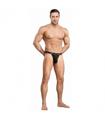 MALE POWER BAMBOO MICRO TANGA NEGRO