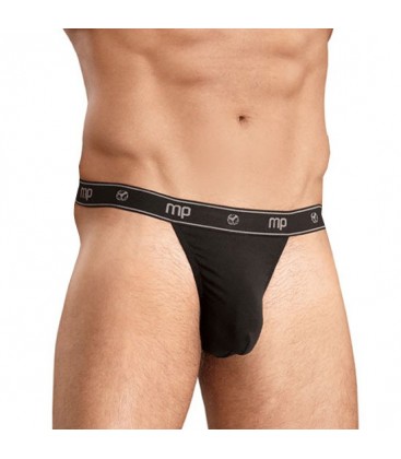 MALE POWER BAMBOO MICRO TANGA NEGRO