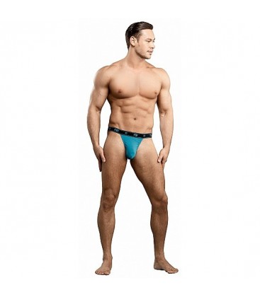 MALE POWER BAMBOO MICRO TANGA AZUL