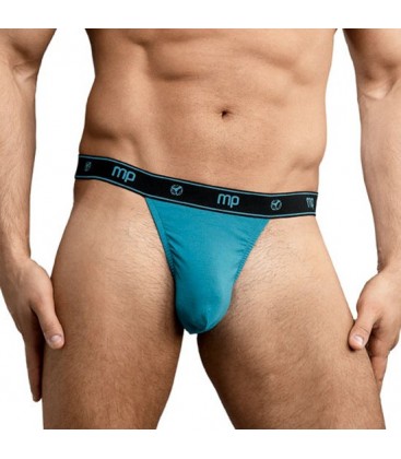 MALE POWER BAMBOO MICRO TANGA AZUL