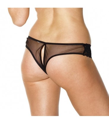 KISS ME CHEEKY BUM SET DE 2 TANGAS DE ENCAJE