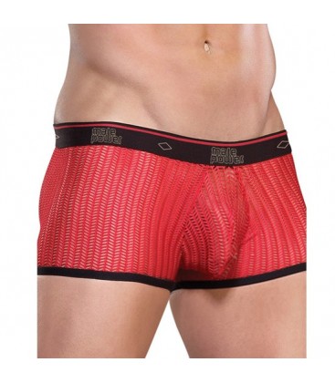 MALE POWER BOXER CROCHET ROJO