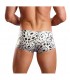 MALE POWER BOXER CREMALLERA NEGRO BLANCO