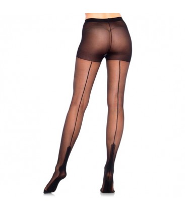 LEG AVENUE PANTYS LYCRA TALON HAVANA NEGRAS