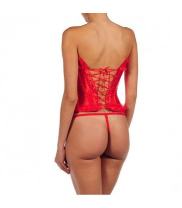 INTIMAX CORSET DIANA ROJO